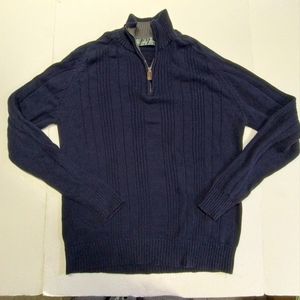 Oscar de la Renta 1/4 zip sweater Medium